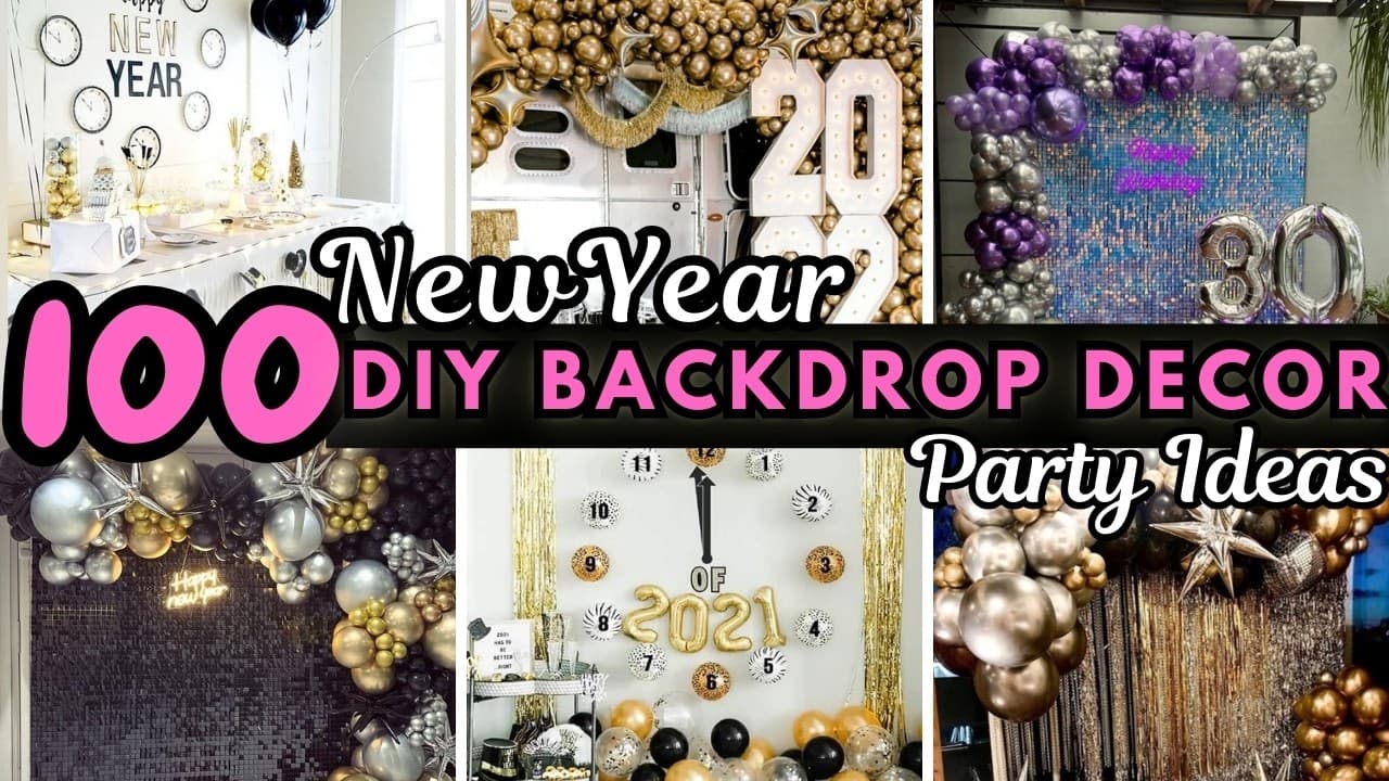 Quick DIY New Year Backdrop Ideas for a Stunning Party