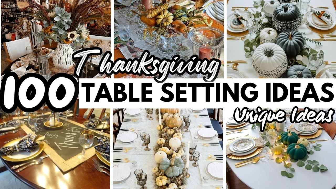Modern Thanksgiving Table Setting Ideas to Wow Your Guests