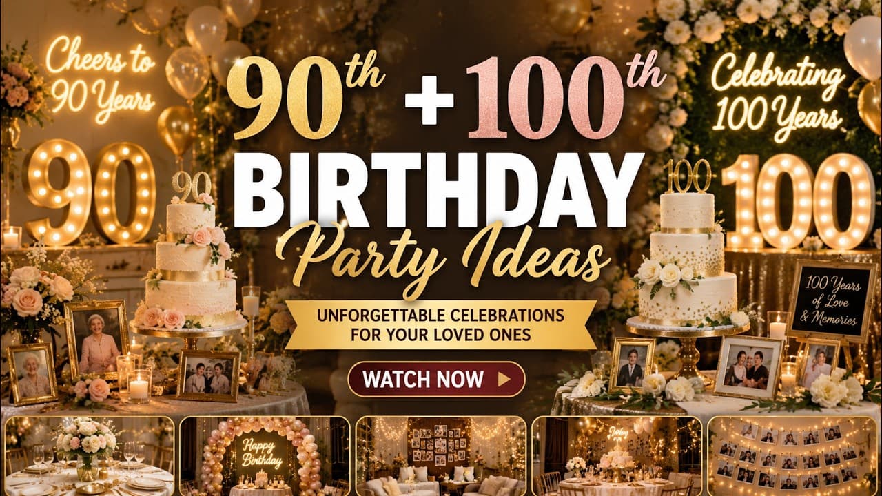 How to Honor the Milestone Birthday Party Ideas That Last