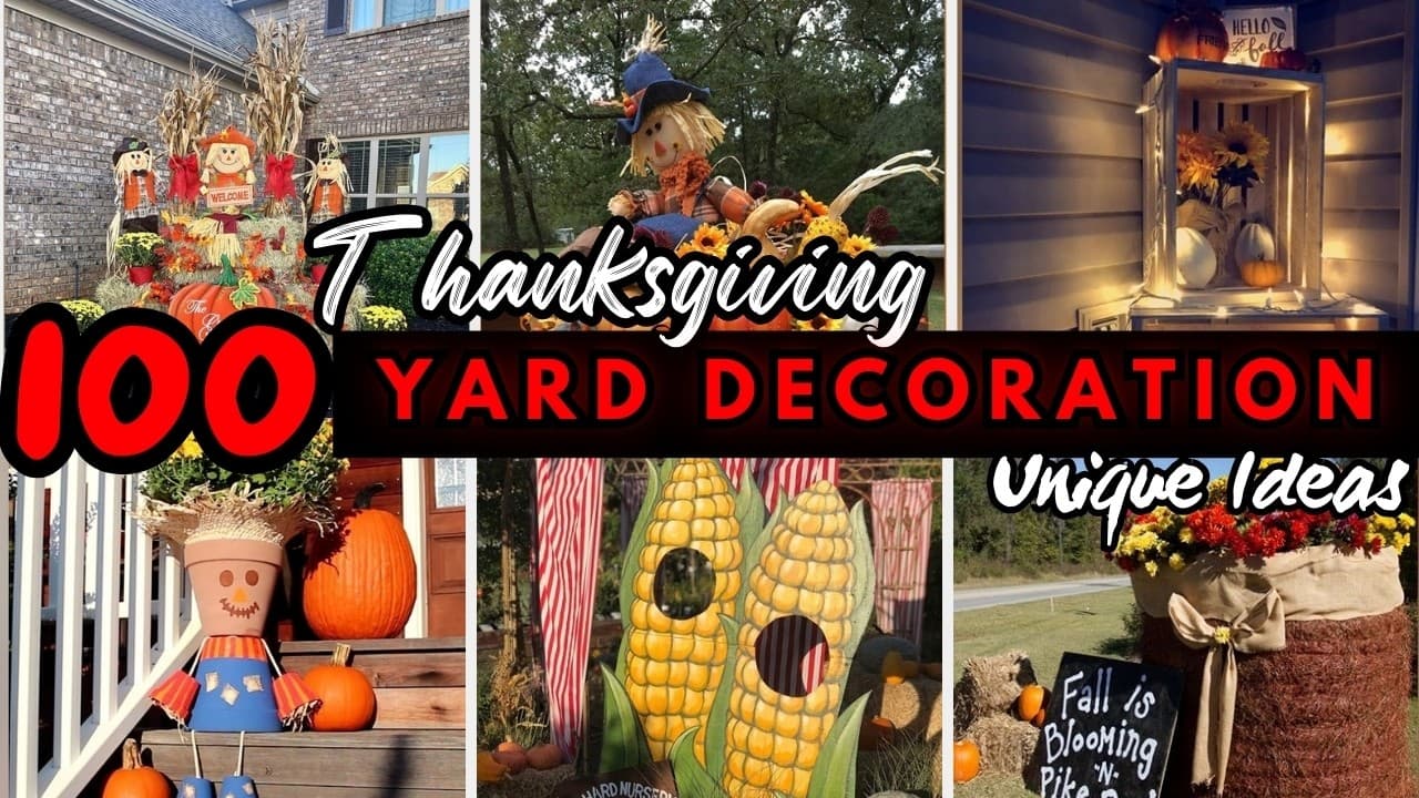 Thanksgiving Yard Decoration Ideas for a Festive Fall Lawn