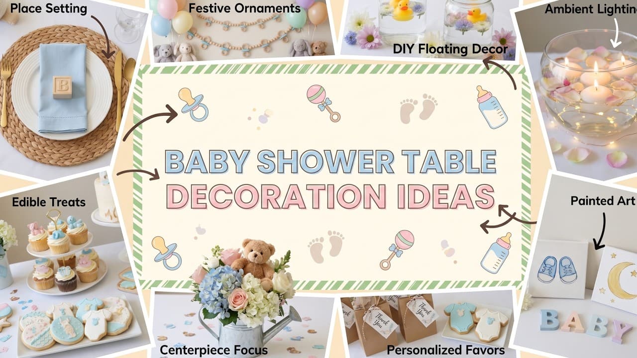 Baby Shower Table Decoration Ideas That Wow Your Guests