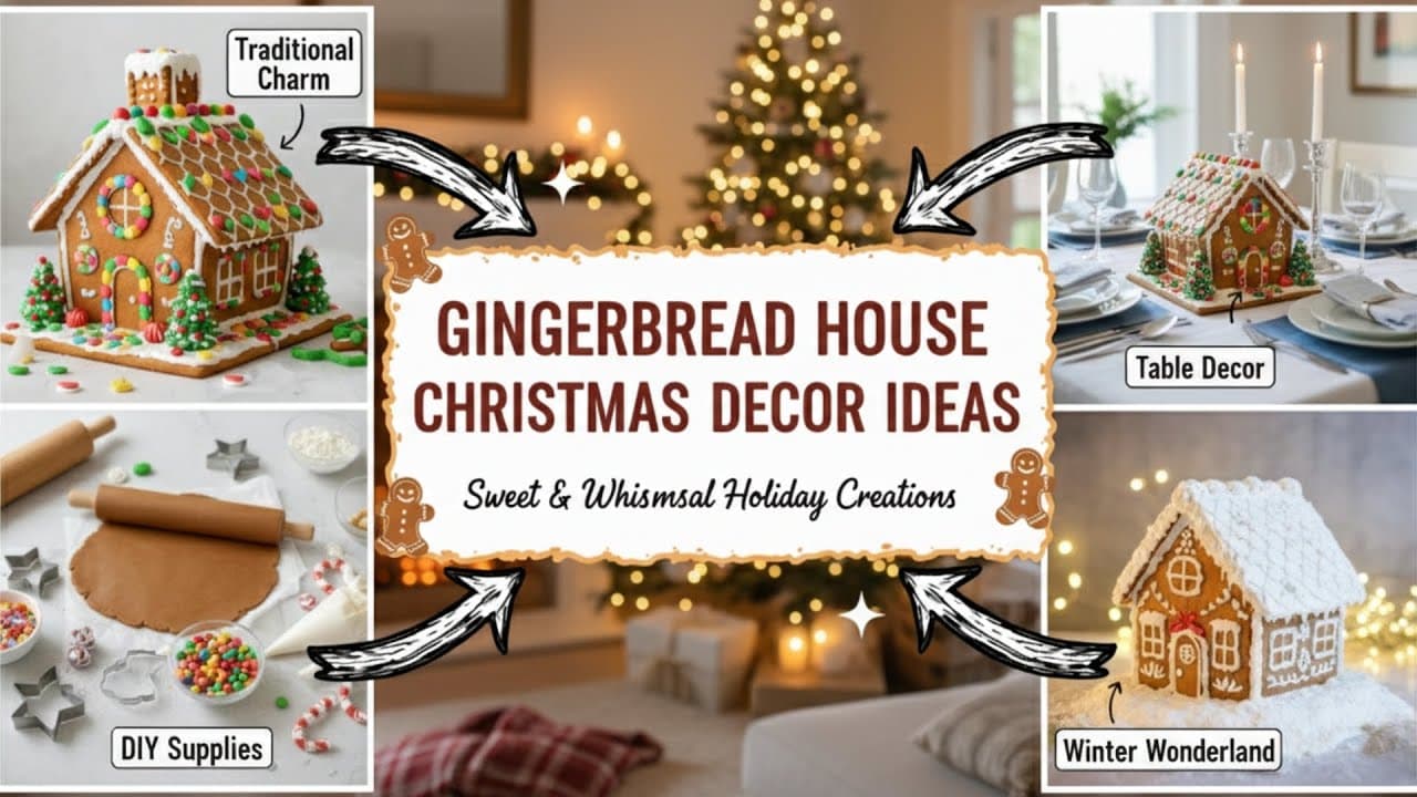 Gingerbread House Decor Ideas to Transform Your Holiday Home