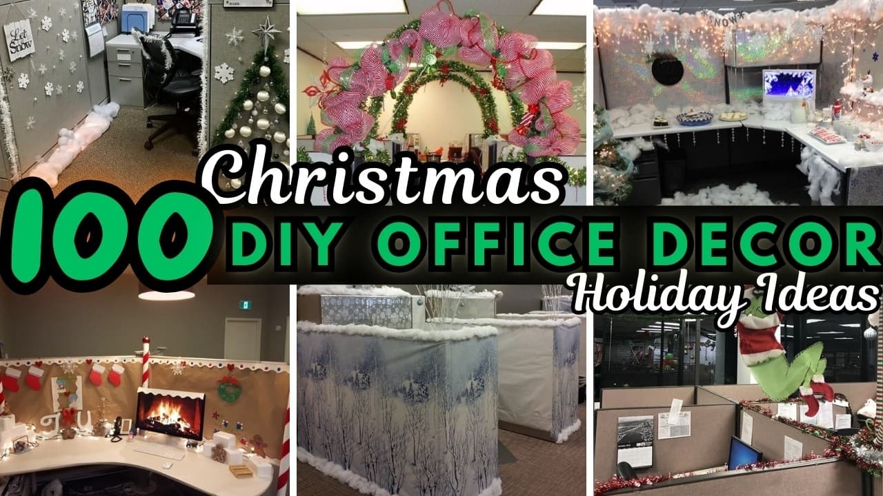 Manager Approved DIY Office Christmas Decoration Ideas That Wow