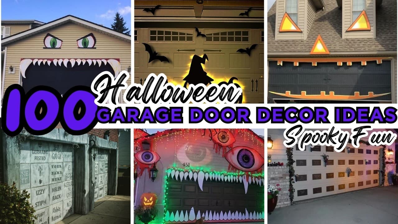 Halloween Garage Door Decorations That Terrify the Whole Neighborhood