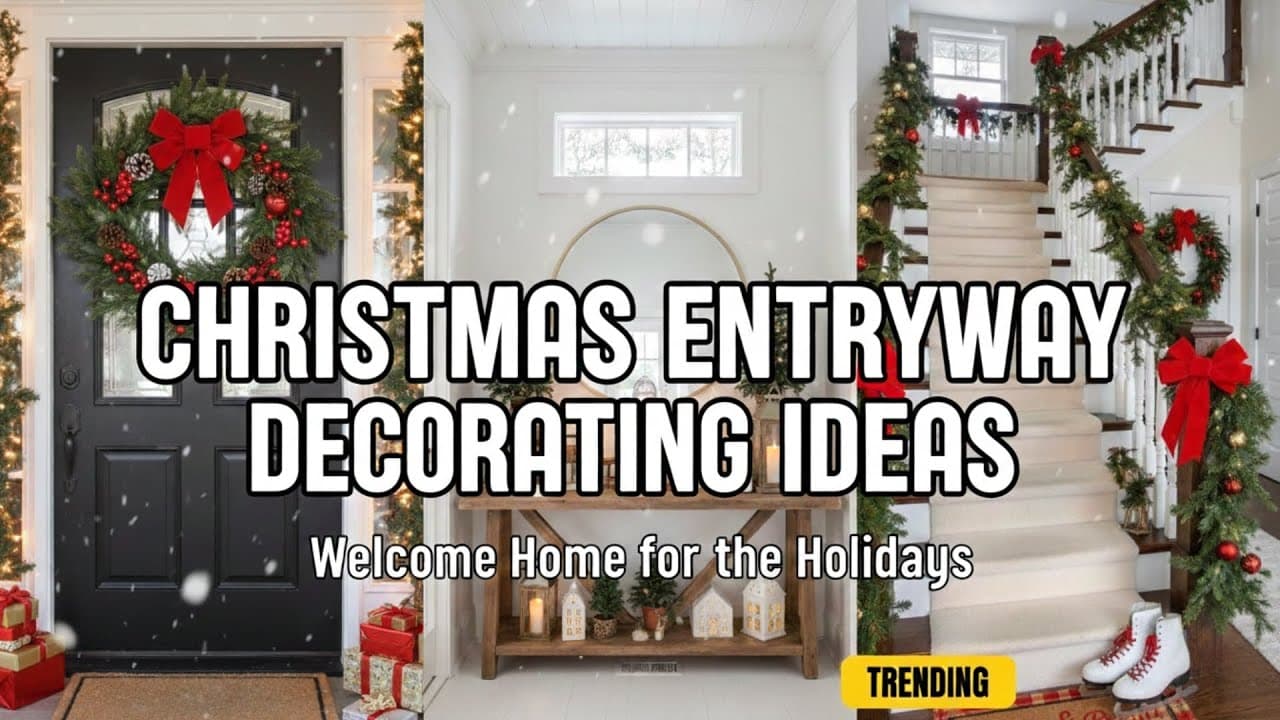 Christmas Entryway Decorating Ideas to Wow Every Guest