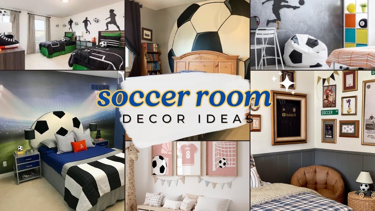 Soccer Room Decor Ideas to Transform Any Bedroom