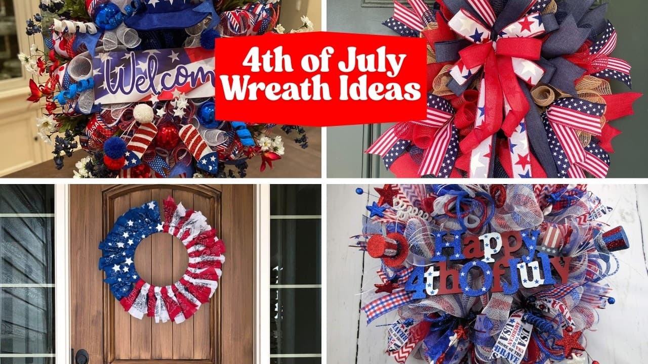 Easy DIY Fourth of July Wreath Ideas to Make This Summer
