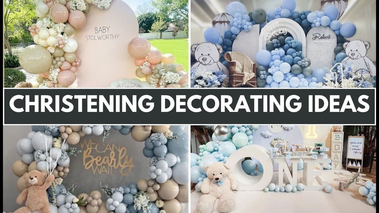 DIY Christening Decorations Ideas to Transform Your Home Celebration