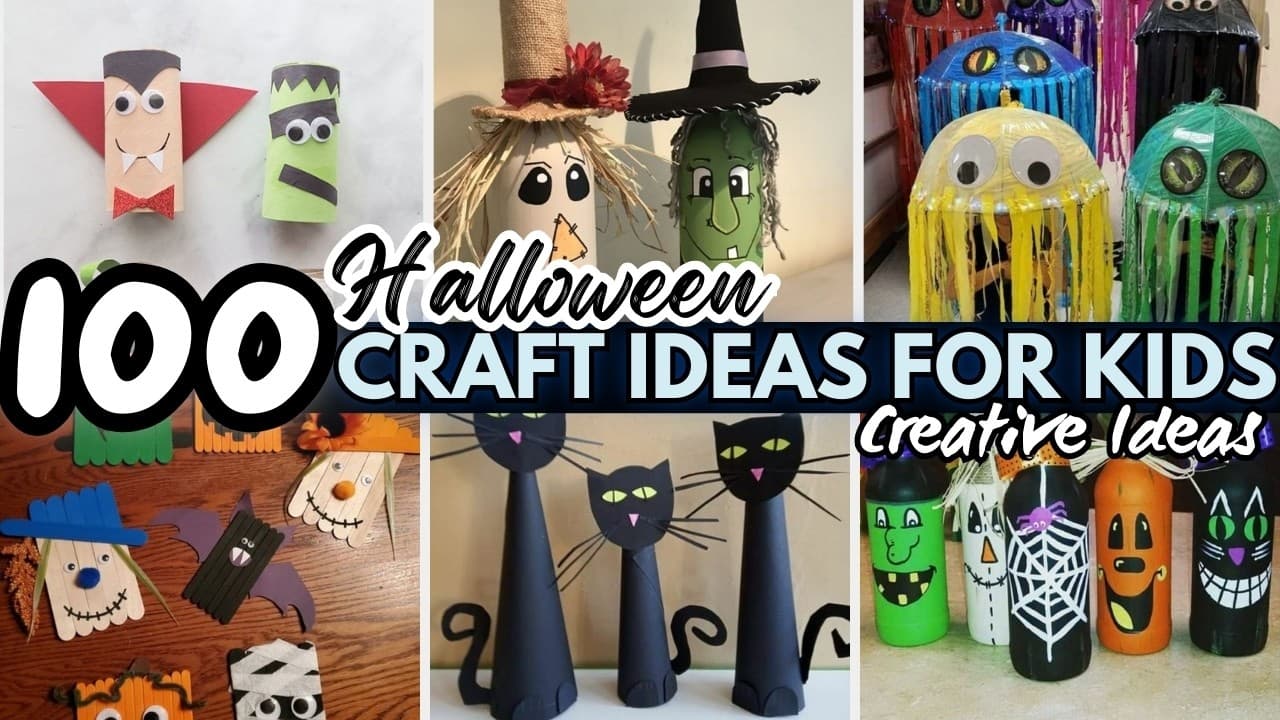 DIY Halloween Crafts for Kids: Creative Arts and Projects on a Budget