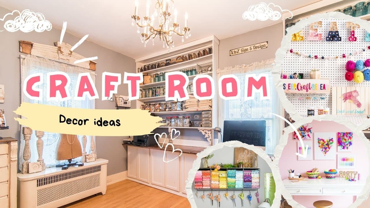 Craft Room Design Ideas for Storage and Small Spaces
