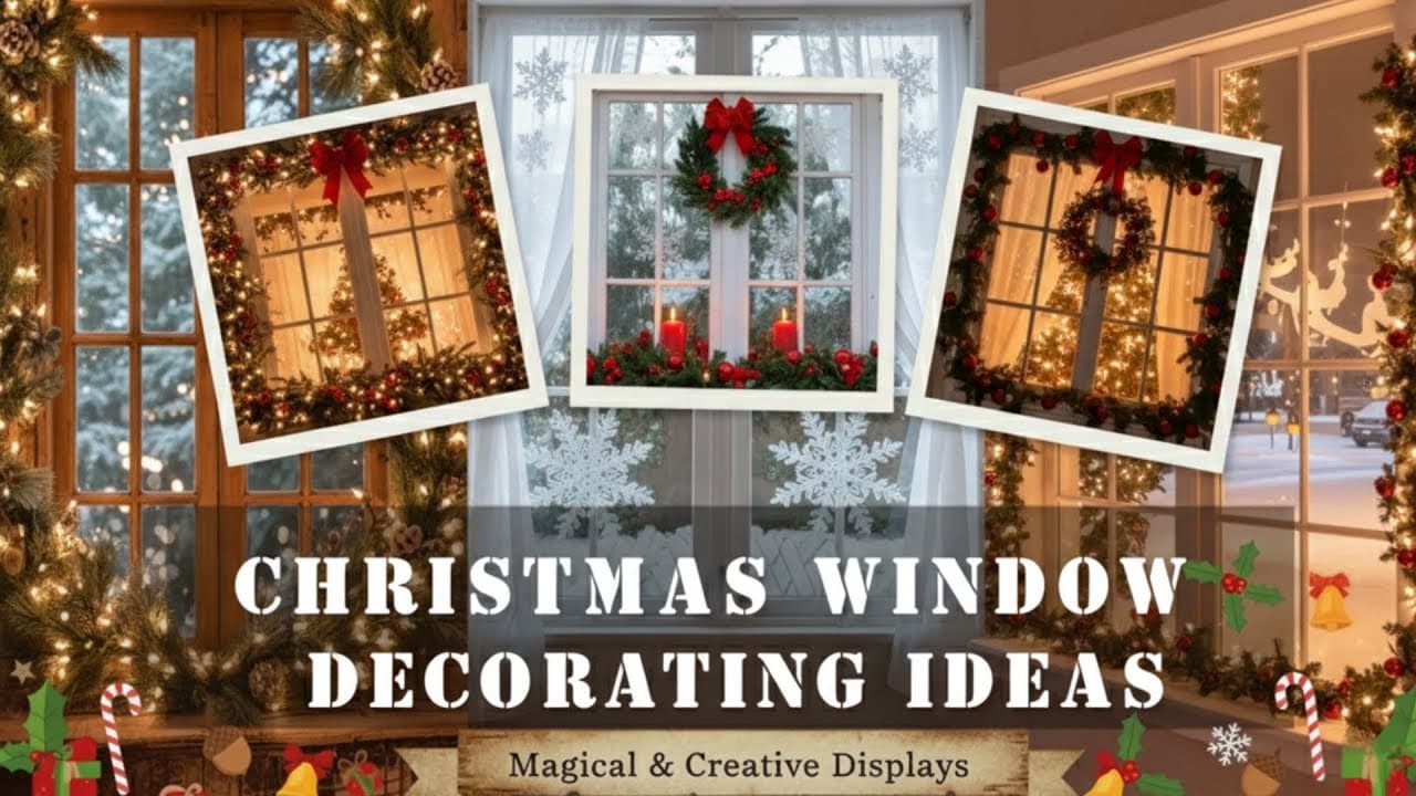 DIY Christmas Window Decorating Ideas That Transform Any Room