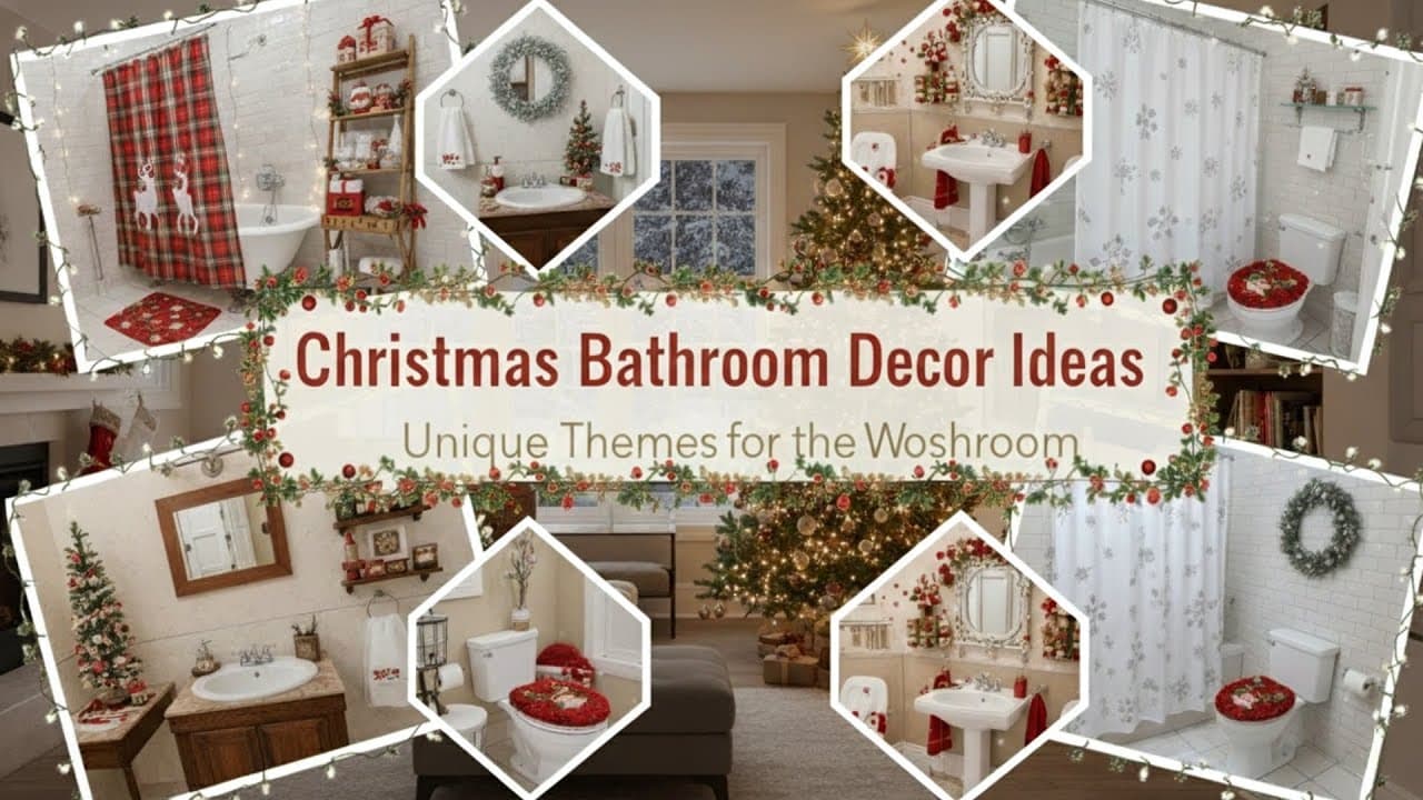 Christmas Bathroom Decor Ideas That Feel Festive and Refined