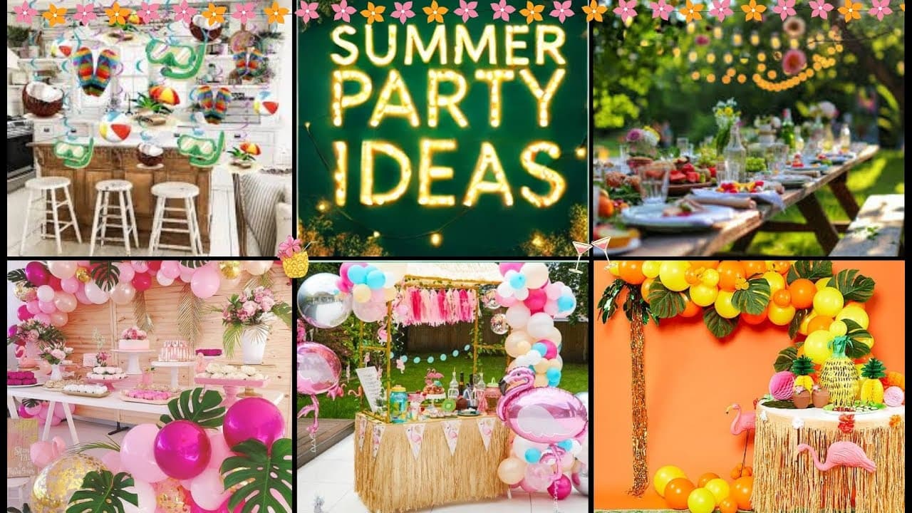 DIY Summer Holiday Theme Party Ideas That Wow Guests