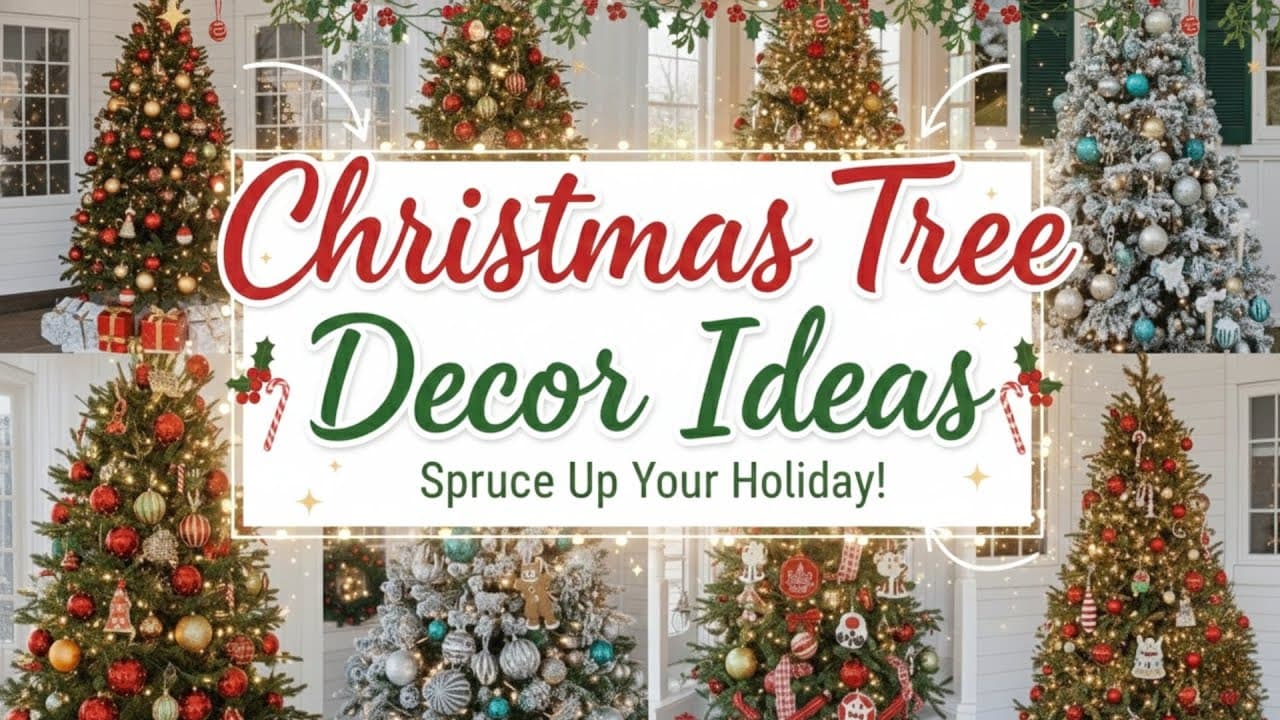 Christmas Tree Decorating Ideas to Transform Your Living Room